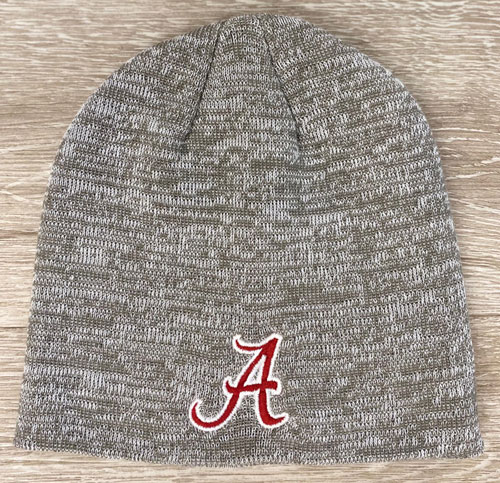 Script A Heathered Knit Beanie 
