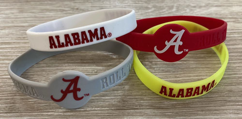 4 Pack Alabama Silicone Band 