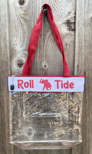 Roll Tide/Pachyderm Stadium Clear Bag