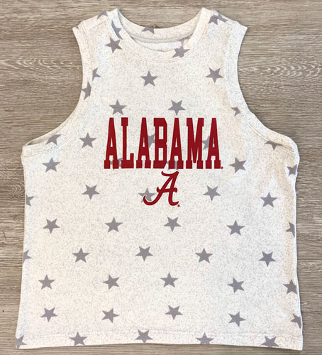 Alabama with Script Star Tank Top
