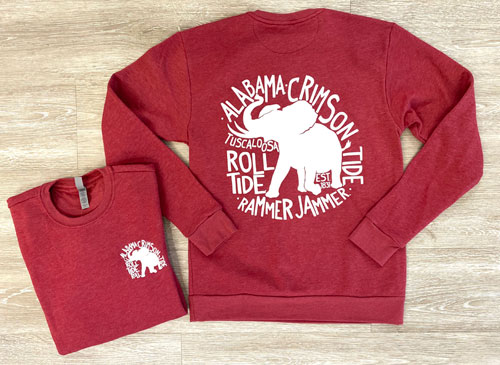 Seaside Pachyderm Crew Sweatshirt