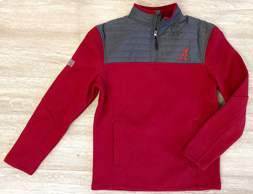 Script A/Alabama Quarter Zip Jacket