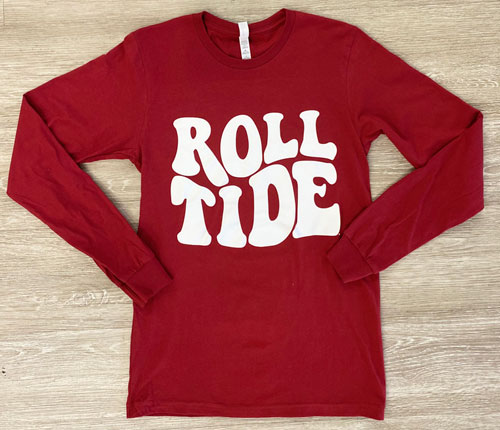 Retro Roll Tide Long Sleeve Tee