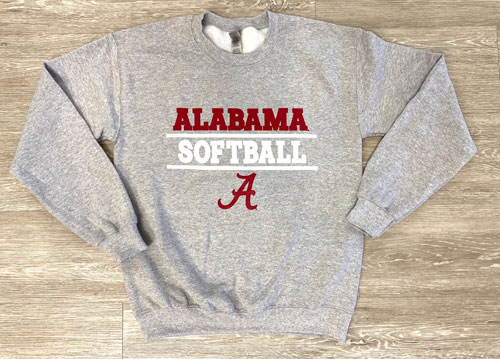 Alabama Softball Crew Neck Sweatshirt