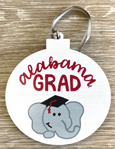 Elephant Graduation Ornament