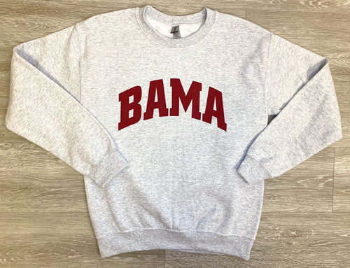 Heathered Bama Crewneck Sweatshirt