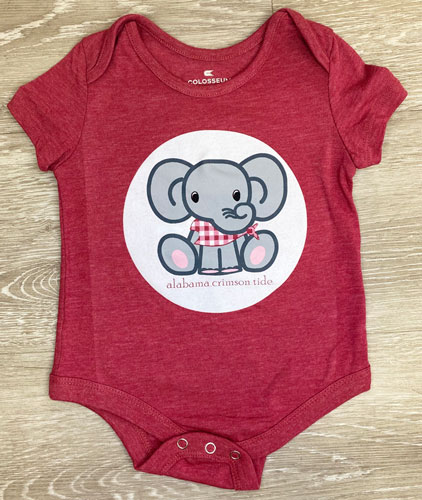 Elephant with Bandana Onesie