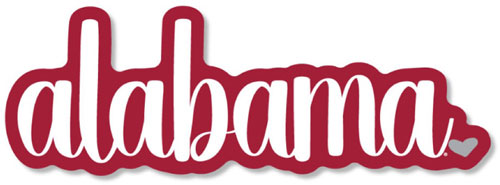 Script Alabama/Heart Magnet