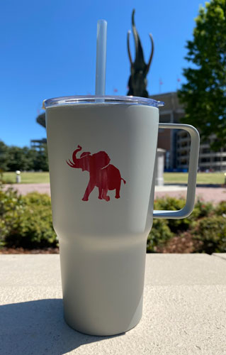 Pachyderm Handled Tumbler