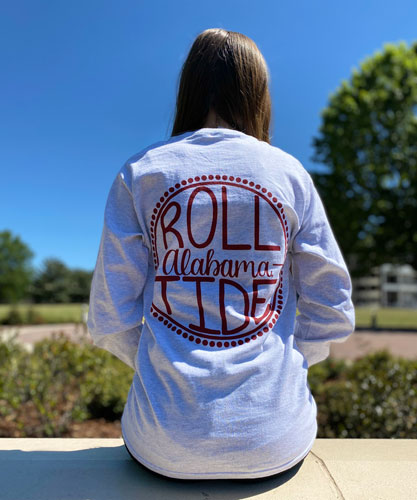 Roll Tide Sunshine Ash Long Sleeve T-Shirt