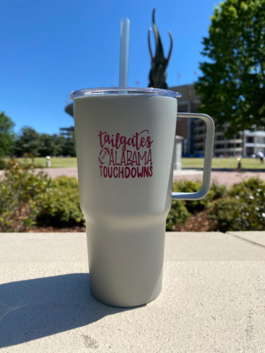 Alabama Tailgates & Touchdowns Handled Tumbler