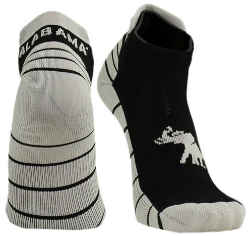 Pachyderm/Alabama Black/Gray Low Cut Tab Sock