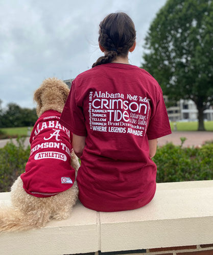 Alabama Crimson Tide Pet T-Shirt