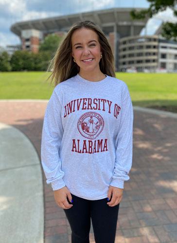 The University of Alabama Lady Seal Long Sleeve T-Shirt