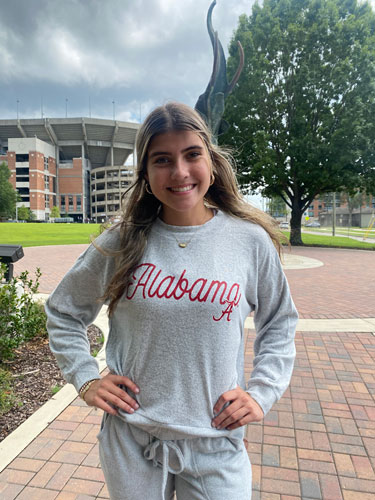 Alabama/Script A Cumulus Long Sleeve Top