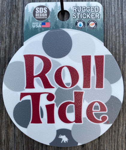 Roll Tide Wildkind Polkadot Rugged Decal 