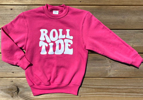 Youth Roll Tide Retro Crewneck Sweatshirt